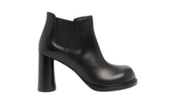 80mm Cliff leather chelsea ankle boots