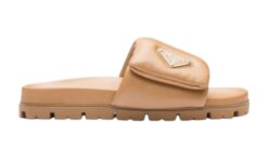 Quilted Sandals Marrone