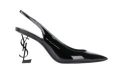 Opyum Slingback 8.5 cm Nero