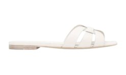 Tribute sandals with intertwined straps