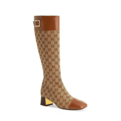 Kneehohe GG Beige