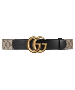 GG Marmont Marrone/Nero 4 cm