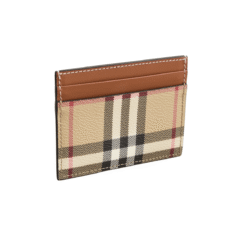 Alternative view of Card case made of leather with a styles