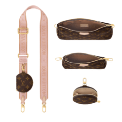 Multi Pochette Accessoires Rosa
