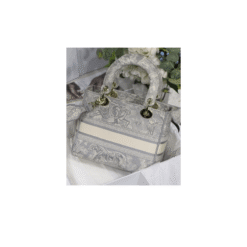 Alternative view of Book Tote Grigio/Ecru