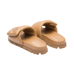 Quilted Sandals Marrone