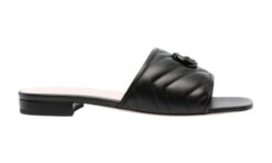 Double G-Lipper made of quilted leather