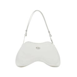 Play logo-plaque shoulder bag