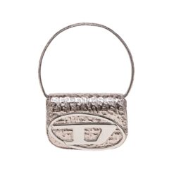 1DR metallic-effect shoulder bag