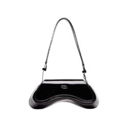 Play glossy shoulder bag