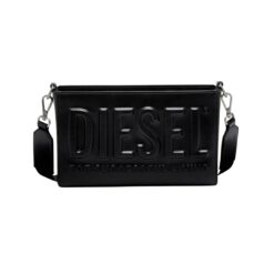 DSL 3D logo-embossed shoulder bag