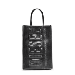 DSL 3D logo-embossed tote bag