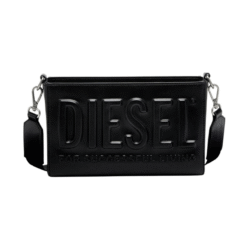 DSL 3D logo-embossed shoulder bag