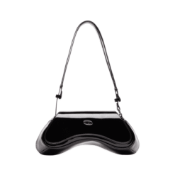 Play glossy shoulder bag