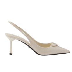 Décolleté slingback in vernice