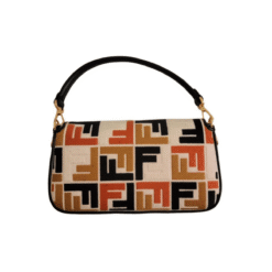 Alternative view of Borsa In Canvas Multicolor Con Ricamo