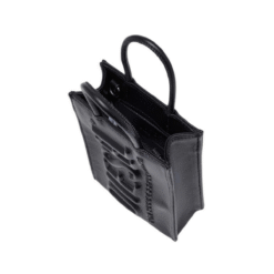 DSL 3D Mini X logo-embossed tote bag