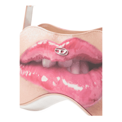 Play lips-motif shoulder bag
