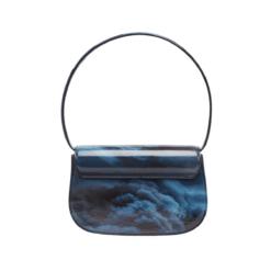 DIESEL 1DR POLY FLAME PRINT SHOULDER BAG