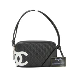 Pochette Quilted Mini Shoulder Bag Black
