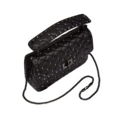 Borsa Media Rockstud Spike in Nappa