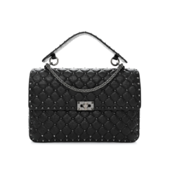 Alternative view of Borsa Media Rockstud Spike in Nappa