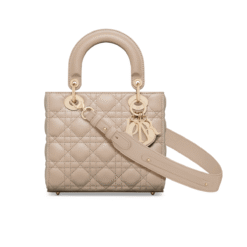 Lambskin canneté color sabbia