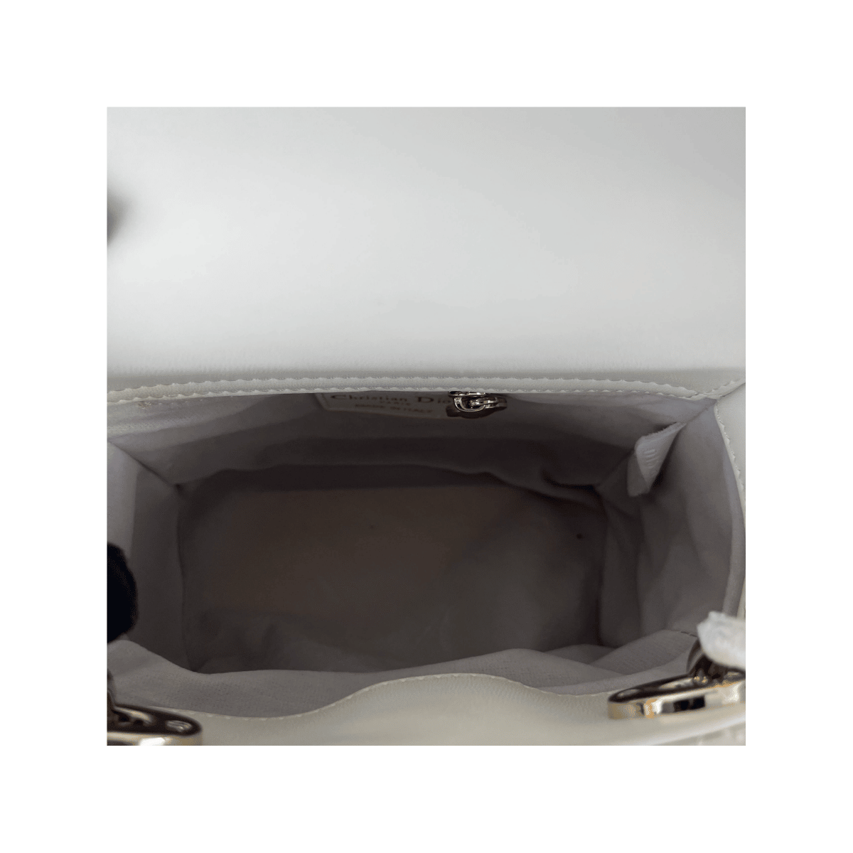 Lambskin Cannage Perlaceo Latte - immagine 8