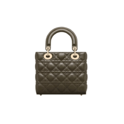 Lambskin canneté khaki