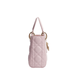 Lambskin Cannage Rosa Cipria