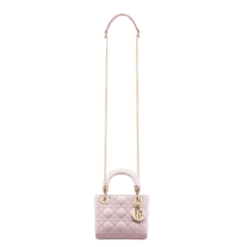 Lambskin Cannage Rosa Cipria