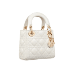 Lambskin Cannage Perlaceo Latte
