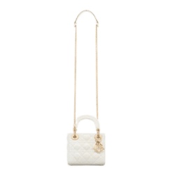 Lambskin Cannage Perlaceo Latte