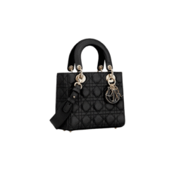 Lambskin canneté nero