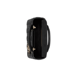 Lambskin canneté nero