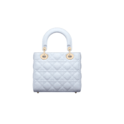 Lambskin canneté blu camicia