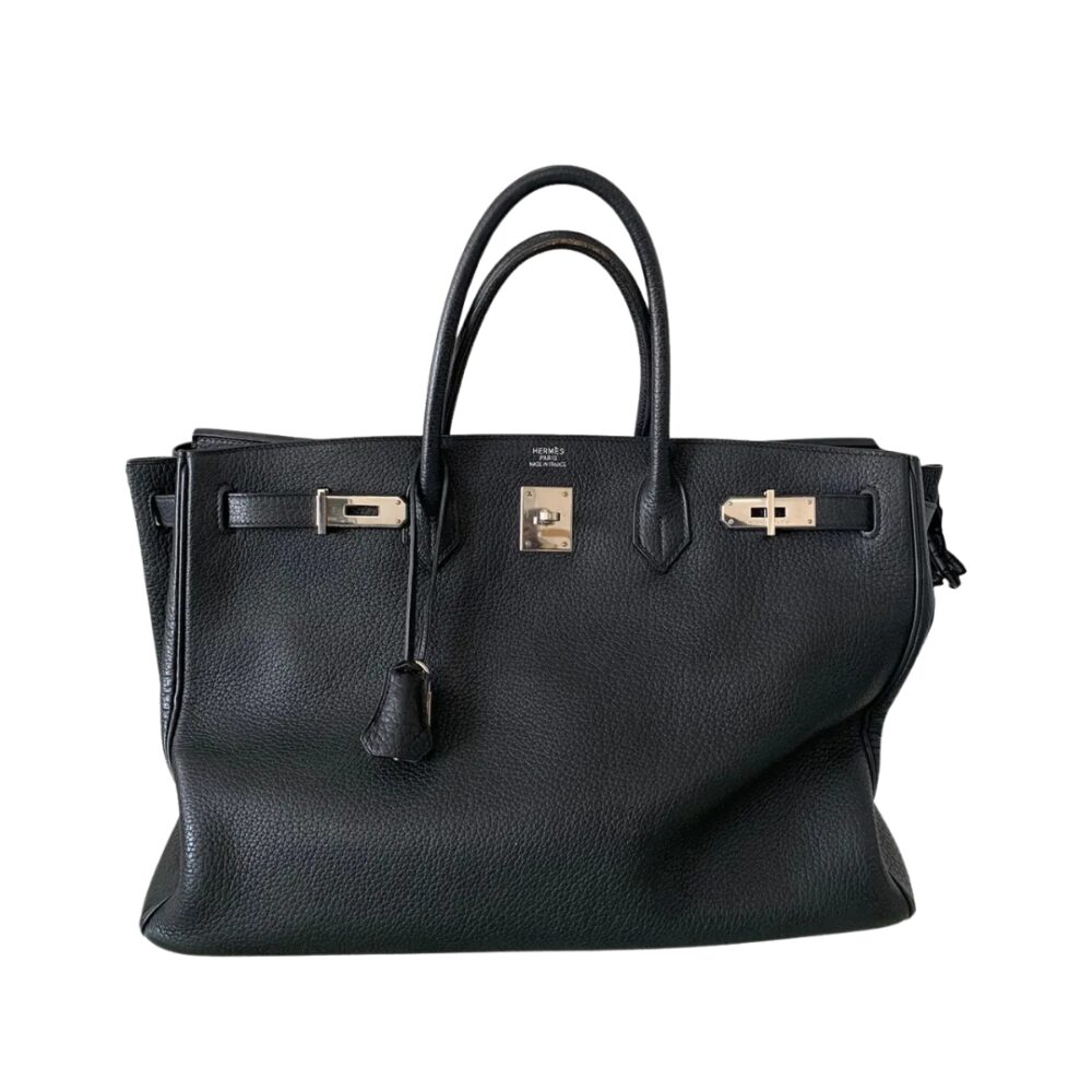 Birkin 40 in pelle nera