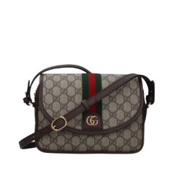 Borse a tracolla da donna in tessuto beige/marrone