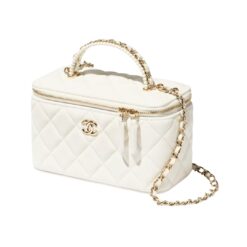 Vanity lunga con catena in MV di agnello