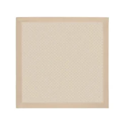 Quadratischer Seidenschal aus weißer Seide