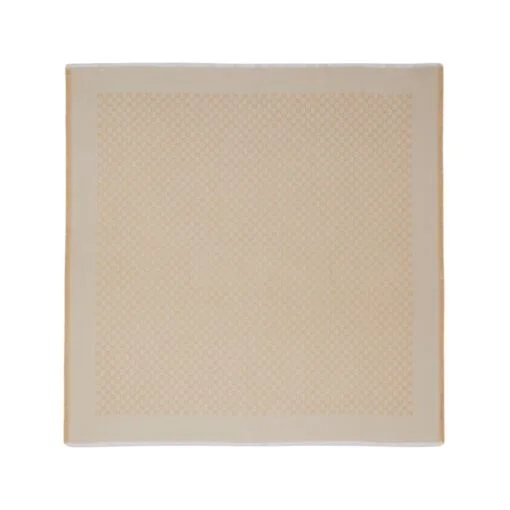 Sciarpa jacquard in lana, seta e lamé