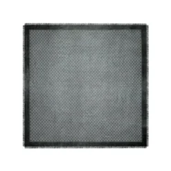 Jacquard in lana grigio scuro e nero