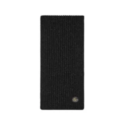 Sciarpa lavorata a maglia in lana con motivo a trecce