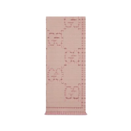 Sciarpa jacquard in lana a quadri