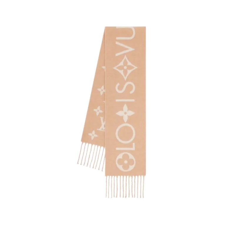 Monogramma Infinity Beige Sciarpa