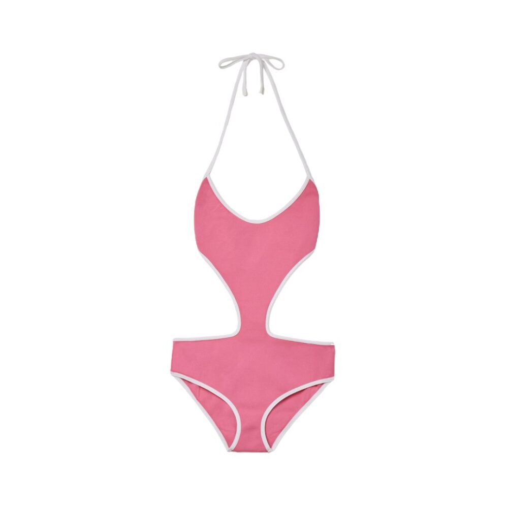 Maglia tecnica rosa/bianco