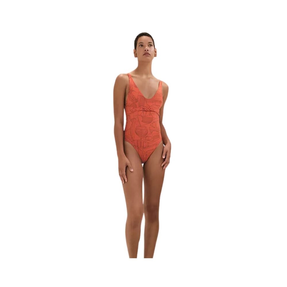 Esma costume corallo-arancio