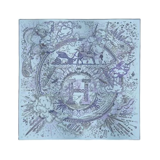 Sciarpa Line Azzurro cielo