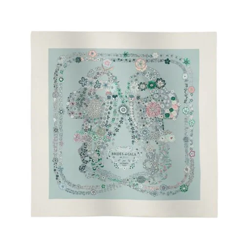 Gala Brides Bianco/Azzurro ghiaccio/Verde
