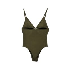 Maglia a coste camouflage/verde